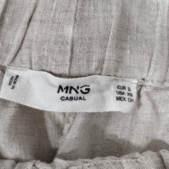 MANGO Linen Belted Shorts In XS - Picture 7 of 7